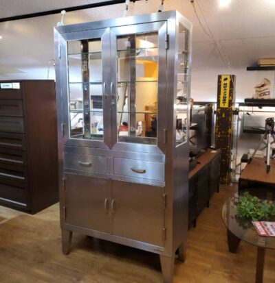 ☆TAIHO 大豊鋼器 ケビント 医療棚 アンティーク調 ヴィンテージ風