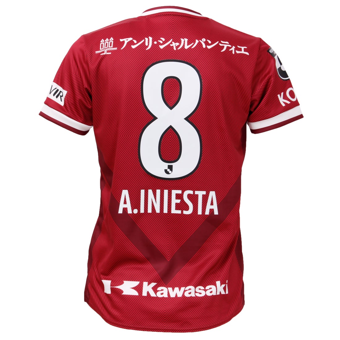 ASICS ヴィッセル神戸 2022 ユニフォーム ホーム 半袖 レプリカ #8