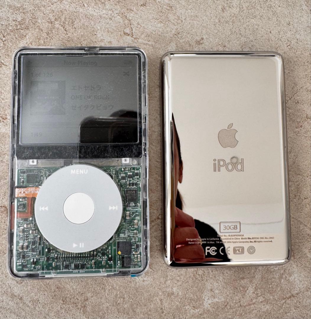 iPod classic 第5世代 カスタム 256GB 新品電池 バックパネル iPod classic 第5世代 カスタム 256GB 新品電池 バックパネル