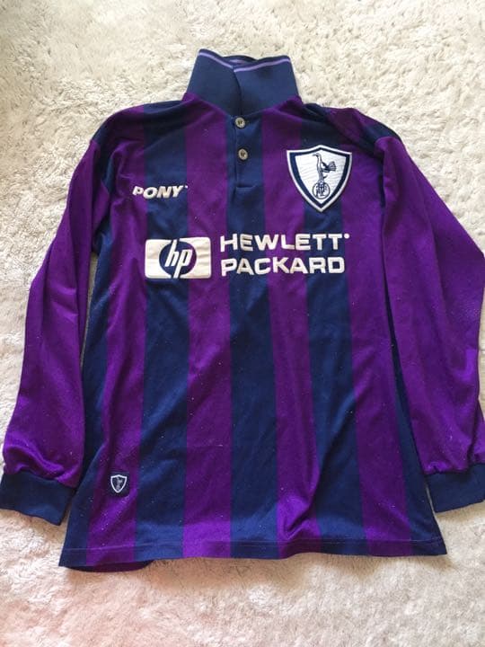 ポニーユニフォーム　レトロ トッテナム 1995-96 レトロ アウェイ 半袖 ユニフォーム【PONY/ポニー