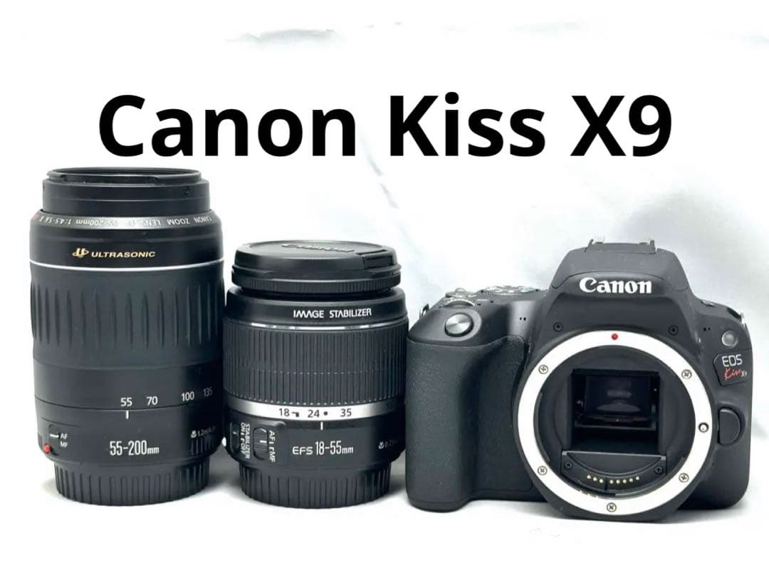 運動会応援フルセット！Canon kiss x9 ダブルズームレンズセット♪ 2026年最新】eos kiss x9 ダブルズームキットの人気アイテム - メルカリ
